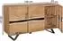 Wohnling Sideboard Akazie Massivholz Baumkante 148x85x43cm