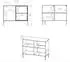 Selsey Barnee Sideboard mit beleuchteter Glasvitrine, kaschmir, 107cm