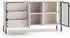 Selsey Barnee Sideboard mit beleuchteter Glasvitrine, Kaschmir, 160cm