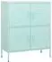 vidaXL Lagerschrank minzgrün 80x35x101,5cm Stahl (336140)