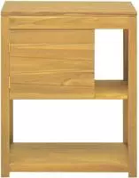 vidaXL Badschrank 60x40x75 cm Massivholz Teak