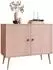 Lookway Harmony Kommode 2-türig, Holzwerkstoff, natürlich rosa, 100x85x42cm (800001754801)