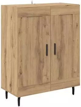 vidaXL Vitrine Handwerks-Eiche 69,5 x 34 x 90 cm