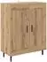 vidaXL Vitrine Handwerks-Eiche 69,5 x 34 x 90 cm