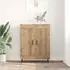vidaXL Vitrine Handwerks-Eiche 69,5 x 34 x 90 cm