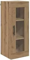 vidaXL Wandschrank Artisan-Eiche 34,5 x 34 x 90 cm