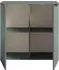 Stella Trading LINZ Kommode salbei, 90x90x40cm (43-991-DE)