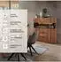 Wohnconcept Donna Highboard Wildeiche Massivholz/Echtkork, 122x144x42cm (WINBURG)