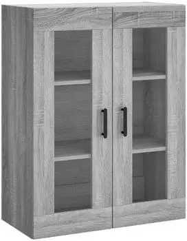 vidaXL Wandschrank grau Sonoma 69,5x34x90 cm (828490)