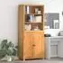 vidaXL Highboard mit Tür, braun, Holzwerkstoff (3328622)