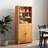 vidaXL Highboard mit Tür, braun, Holzwerkstoff (3328622)