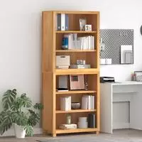 vidaXL Aufbewahrungsm&ouml;bel-Set mit Regal 2 Stk. Natur 80 x 35 x 185 cm