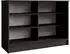 Beautysofa Horizon Kommode mit 2 Schiebetüren, Lamellen, schwarz/Eiche Artisan, 100cm