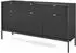 Masseno Stellare Sideboard 154x83x39cm, 3 Schubladen, 3 Türen, schwarz (NOVA KOMODA KSZ154 CZARNY STELAŻ CZARNY)