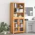 vidaXL Highboard mit Tür, braun, Holzwerkstoff (3328624)