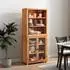 vidaXL Highboard mit Tür, braun, Holzwerkstoff (3328624)