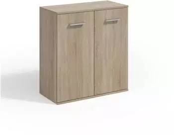 Masseno Giacomo IV Kommode 2 Türen, Holzwerkstoff, Sonoma Eiche, 75x85x33cm