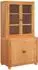 vidaXL Aufbewahrungsmöbel-Set mit Vitrine, braun, Holzwerkstoff (3328632)