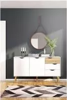 Home affaire Sideboard "Oslo Aufbewahrung, Schubladenschrank," Kommode mit 2 T&uuml;ren,