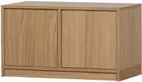 WOOOD Sideboard "Modulair mit Druckmechanismus und Eichenfurnier B 77 x T 40 x H 44