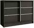 Beautysofa MIRELA Kommode mit 2 Schiebetüren, schwarz, 100cm
