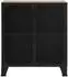 vidaXL Hängeschrank rustikal braun 72x36x82 cm Metall und MDF