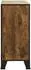 vidaXL Hängeschrank rustikal braun 72x36x82 cm Metall und MDF