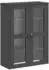 vidaXL Viken Highboard-Aufsatz anthrazit Massivholz Kiefer (374943)