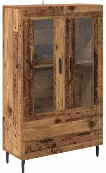 vidaXL Highboard Altholz-Optik 69,5x31x115cm