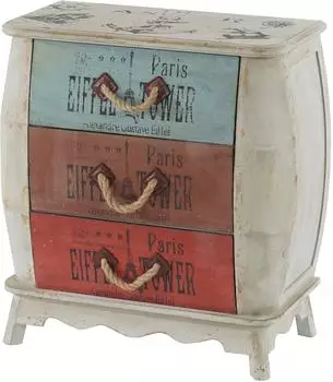 Mendler Kommode Leiria Shabby-Look, vintage, 74x70x36cm (34496)
