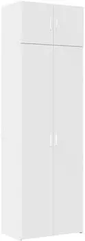 vidaXL Hochschrank weiß 70x42,5x225cm Holzwerkstoff (3281329)