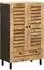 vidaXL Stauraumschrank Massivholz Mango, natur, 60x33x100cm