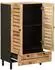 vidaXL Stauraumschrank Massivholz Mango, natur, 60x33x100cm