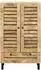 vidaXL Stauraumschrank Massivholz Mango, natur, 60x33x100cm