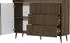 WFL GROUP Arysa Sideboard 125cm, Walnuss-Holzoptik, 3 Schubladen (800001754583)