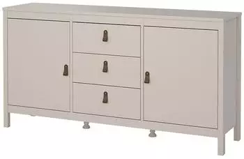 ebuy24 Madrid Sideboard 2 Türen 3 Schubladen, Kaschmir (07-79670Pnknk)