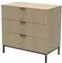 VICCO Lennox Kommode Eiche, 3 Schubladen, 72x69cm (51684)