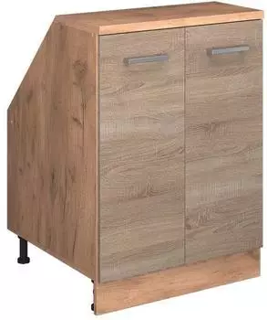 VICCO Rion Dachschr&auml;genschrank Sonoma Eiche 2 T&uuml;ren 60x81,6cm (60538)
