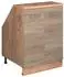 VICCO Rion Dachschrägenschrank Sonoma Eiche 2 Türen 60x81,6cm (60538)