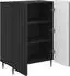 vidaXL Sideboard schwarz 66x34,5x92cm Holzwerkstoff