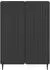 vidaXL Sideboard schwarz 66x34,5x92cm Holzwerkstoff
