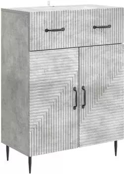 vidaXL Sideboard betongrau 66x34,5x89,5cm Holzwerkstoff