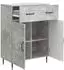 vidaXL Sideboard betongrau 66x34,5x89,5cm Holzwerkstoff