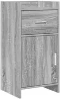 vidaXL Sideboard Grau Sonoma 40 x 36 x 80 cm Holzwerkstoff