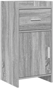 vidaXL Sideboard grau Sonoma, Holzwerkstoff, 40x36x80cm