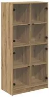 vidaXL Highboard Artisan-Eiche 68 x 37 x 142 cm Holzwerkstoff