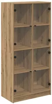 vidaXL Highboard Artisan-Eiche 68x37x142cm Holzwerkstoff