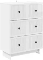 vidaXL Schubladenschrank 66 x 34,5 x 90 cm Holzwerkstoff