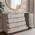 Lookway Lina Kommode kaschmir, Holzwerkstoff, LED-Beleuchtung, 138x84x40cm (1D4S)