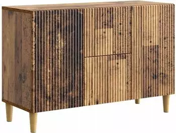 vidaXL Sideboard Altholz-Optik 89x34,5x60cm (894663)